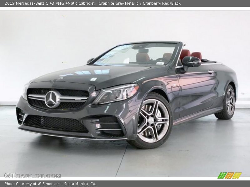 Front 3/4 View of 2019 C 43 AMG 4Matic Cabriolet