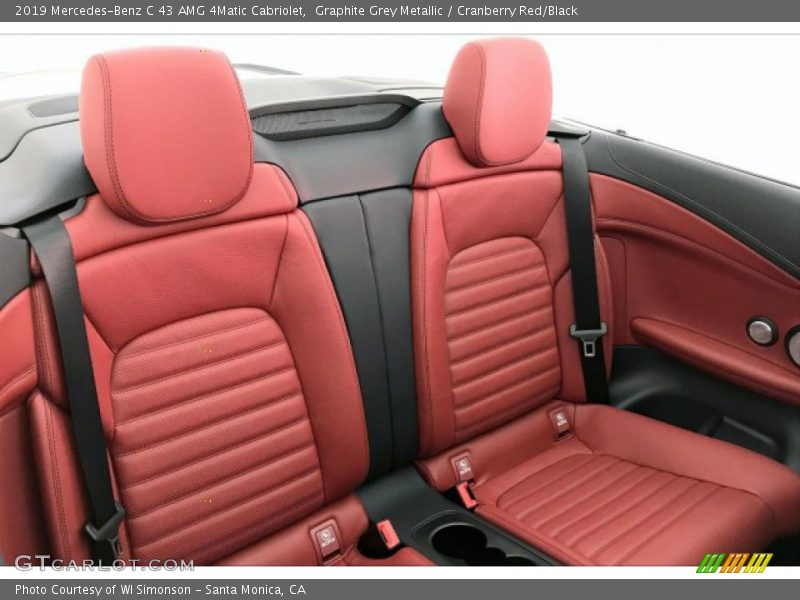 Rear Seat of 2019 C 43 AMG 4Matic Cabriolet
