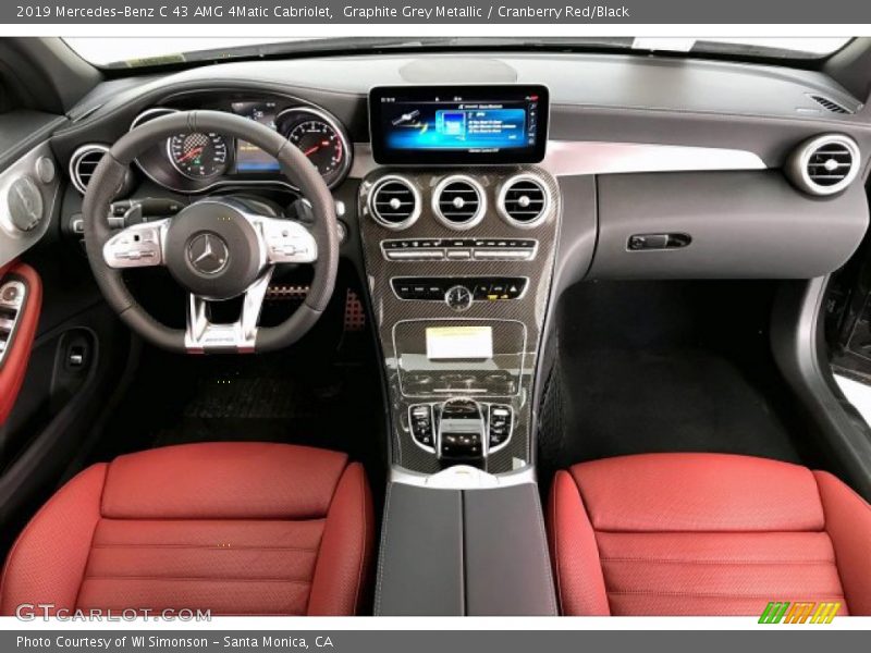 Dashboard of 2019 C 43 AMG 4Matic Cabriolet