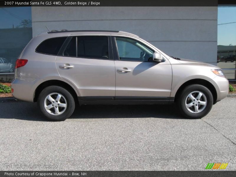 Golden Beige / Beige 2007 Hyundai Santa Fe GLS 4WD