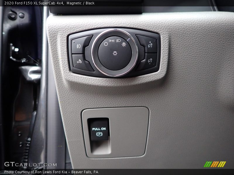 Controls of 2020 F150 XL SuperCab 4x4