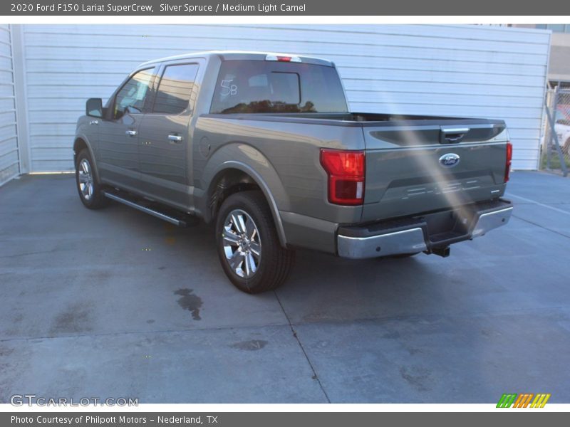 Silver Spruce / Medium Light Camel 2020 Ford F150 Lariat SuperCrew