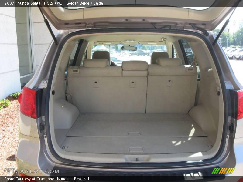 Golden Beige / Beige 2007 Hyundai Santa Fe GLS 4WD