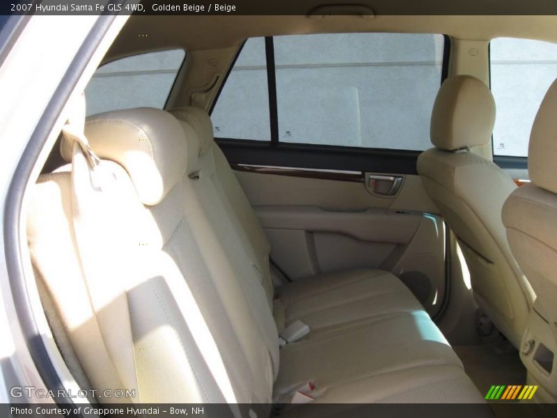 Golden Beige / Beige 2007 Hyundai Santa Fe GLS 4WD