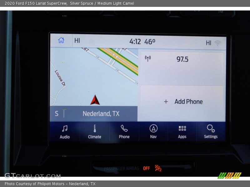 Silver Spruce / Medium Light Camel 2020 Ford F150 Lariat SuperCrew