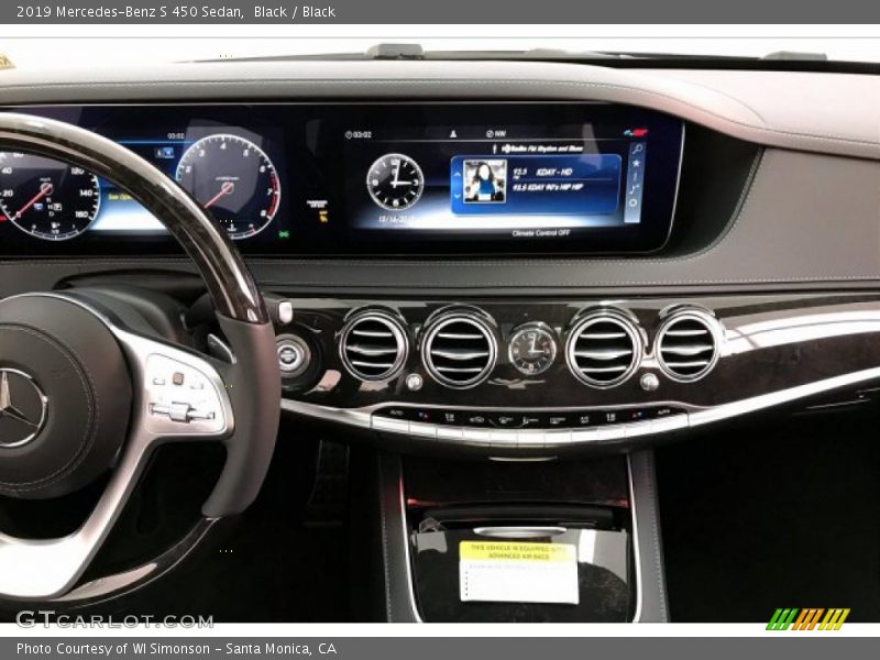 Black / Black 2019 Mercedes-Benz S 450 Sedan