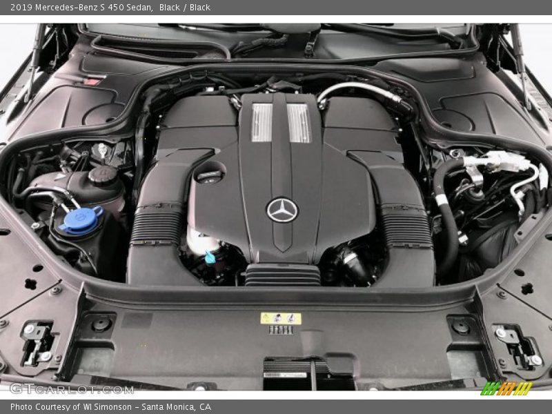 Black / Black 2019 Mercedes-Benz S 450 Sedan
