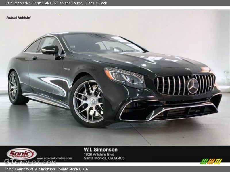Black / Black 2019 Mercedes-Benz S AMG 63 4Matic Coupe