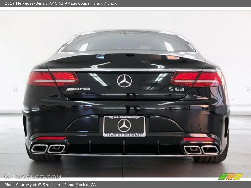Black / Black 2019 Mercedes-Benz S AMG 63 4Matic Coupe