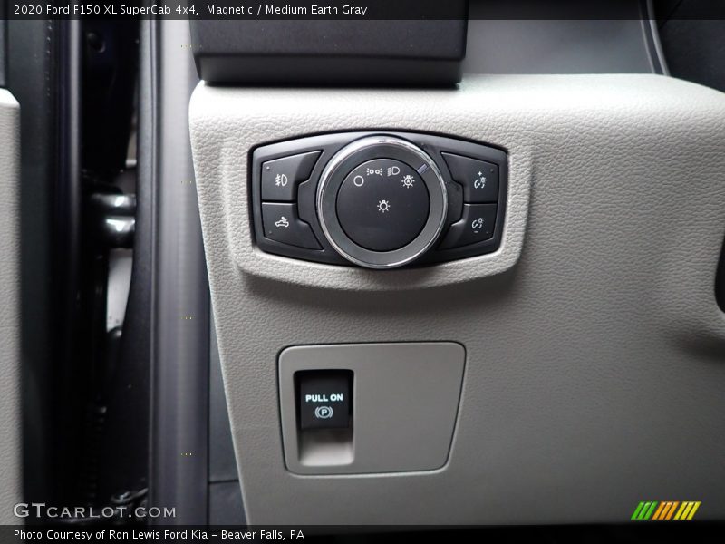 Controls of 2020 F150 XL SuperCab 4x4