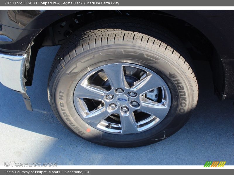 Agate Black / Medium Earth Gray 2020 Ford F150 XLT SuperCrew