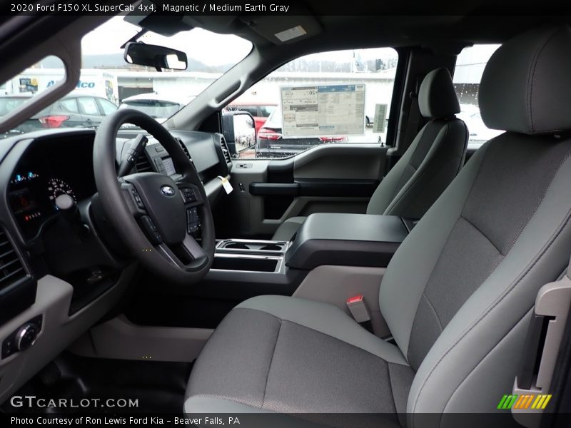 Front Seat of 2020 F150 XL SuperCab 4x4