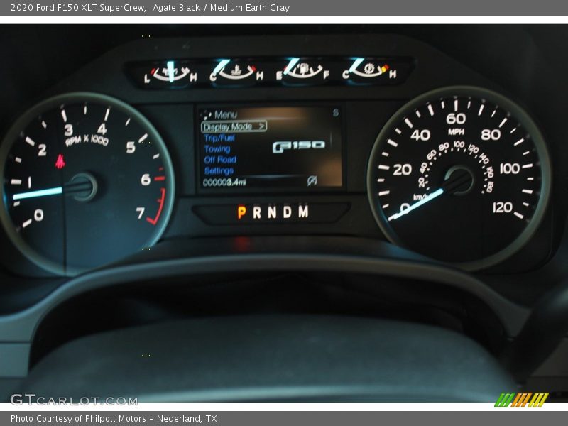 Agate Black / Medium Earth Gray 2020 Ford F150 XLT SuperCrew