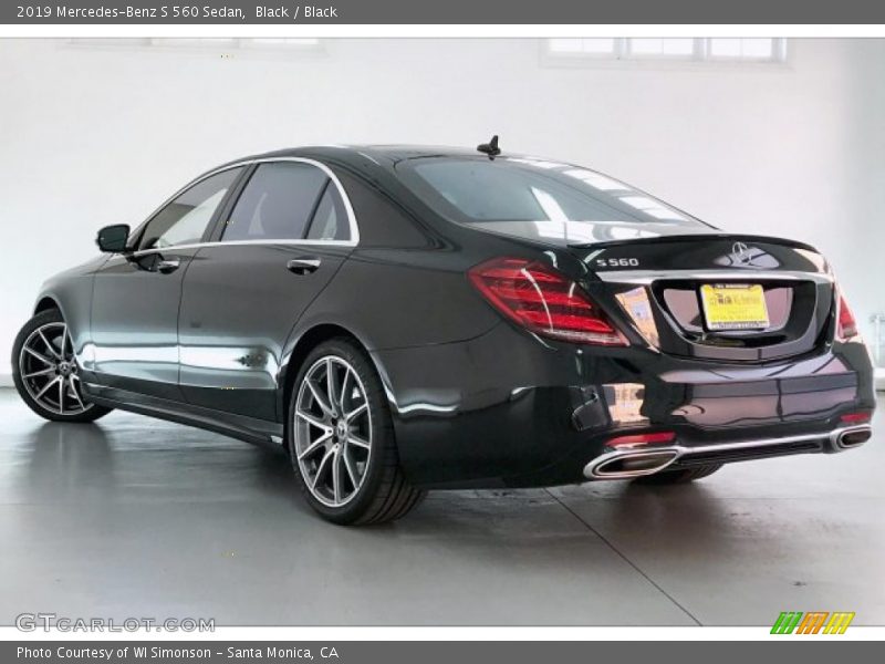 Black / Black 2019 Mercedes-Benz S 560 Sedan