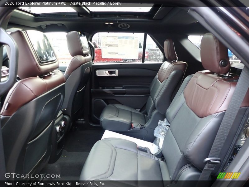 Rear Seat of 2020 Explorer Platinum 4WD