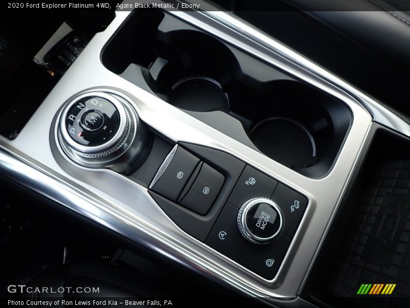 Controls of 2020 Explorer Platinum 4WD
