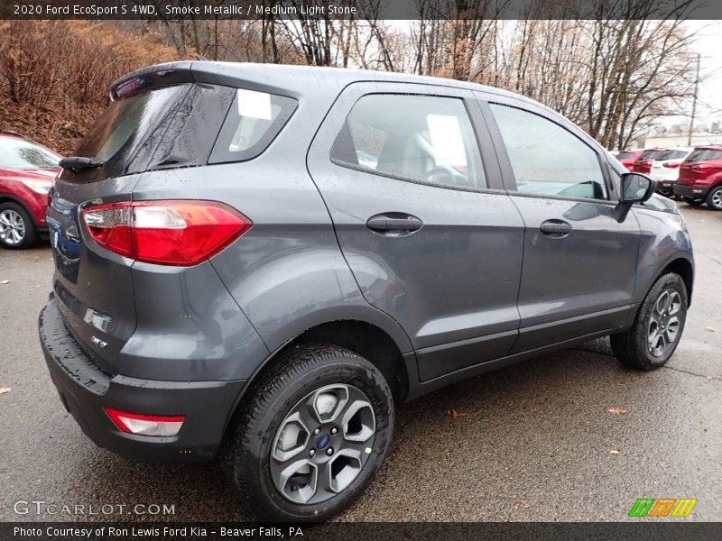 Smoke Metallic / Medium Light Stone 2020 Ford EcoSport S 4WD