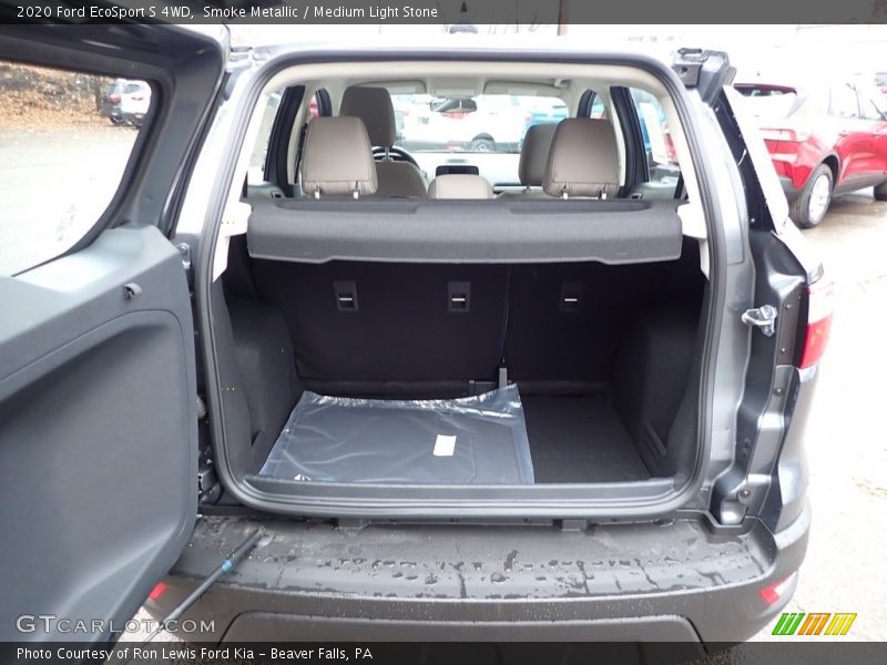 Smoke Metallic / Medium Light Stone 2020 Ford EcoSport S 4WD