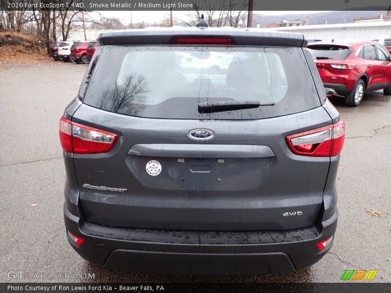 Smoke Metallic / Medium Light Stone 2020 Ford EcoSport S 4WD