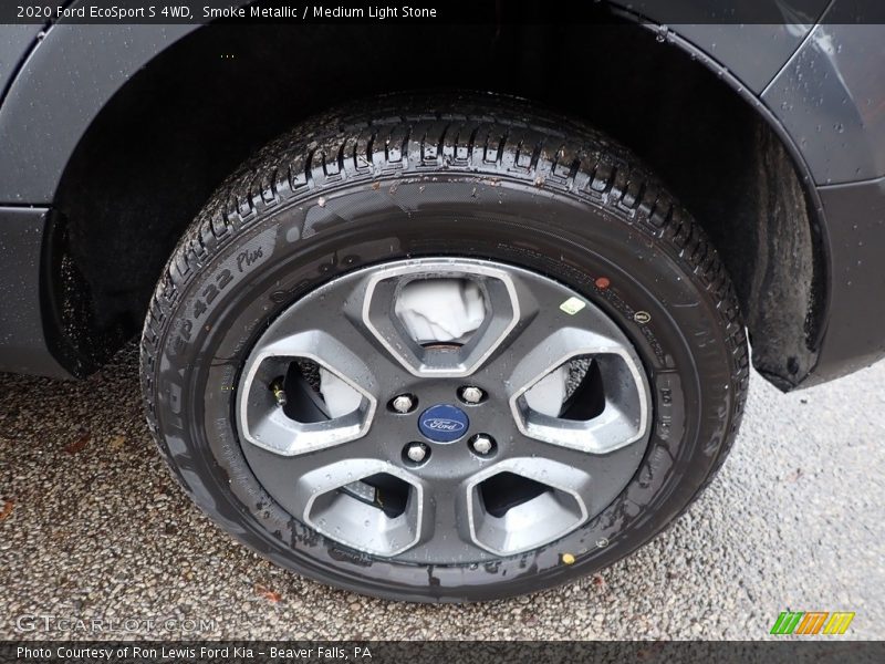 Smoke Metallic / Medium Light Stone 2020 Ford EcoSport S 4WD