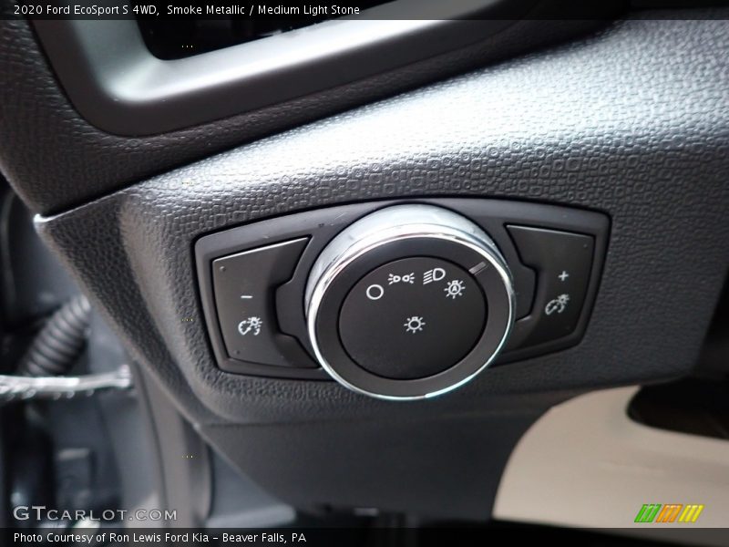 Smoke Metallic / Medium Light Stone 2020 Ford EcoSport S 4WD
