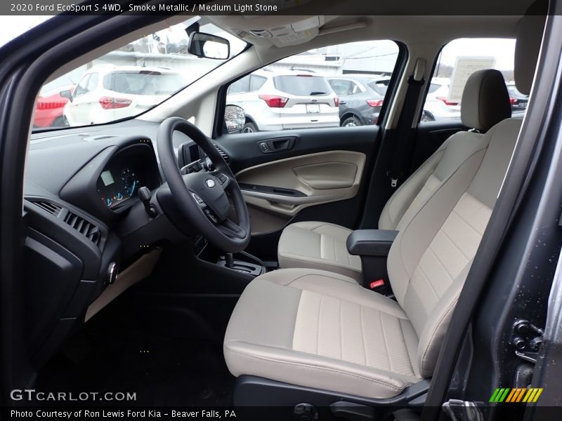 Smoke Metallic / Medium Light Stone 2020 Ford EcoSport S 4WD