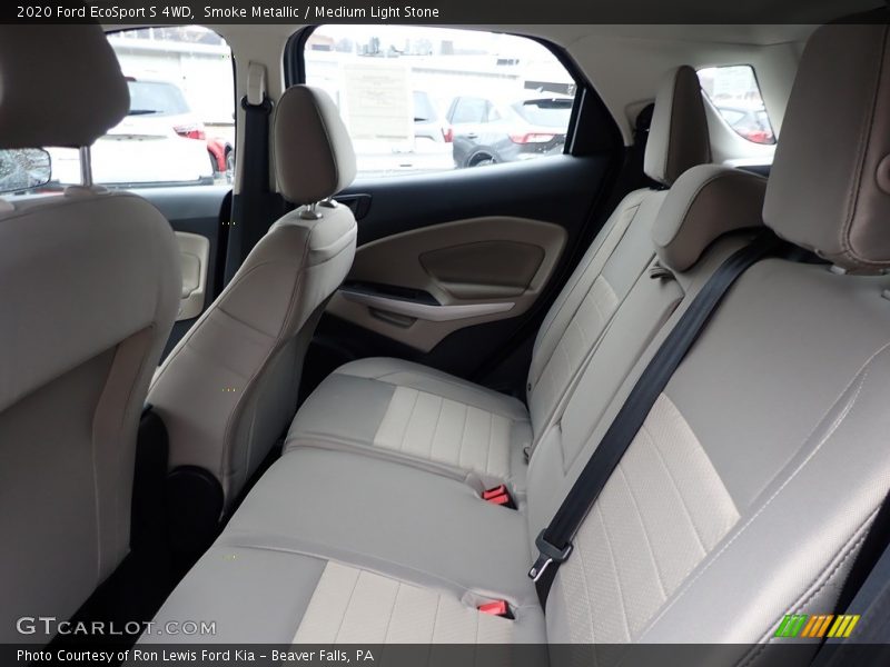 Smoke Metallic / Medium Light Stone 2020 Ford EcoSport S 4WD