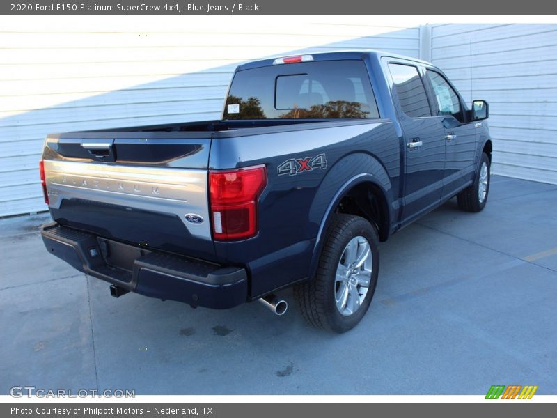 Blue Jeans / Black 2020 Ford F150 Platinum SuperCrew 4x4