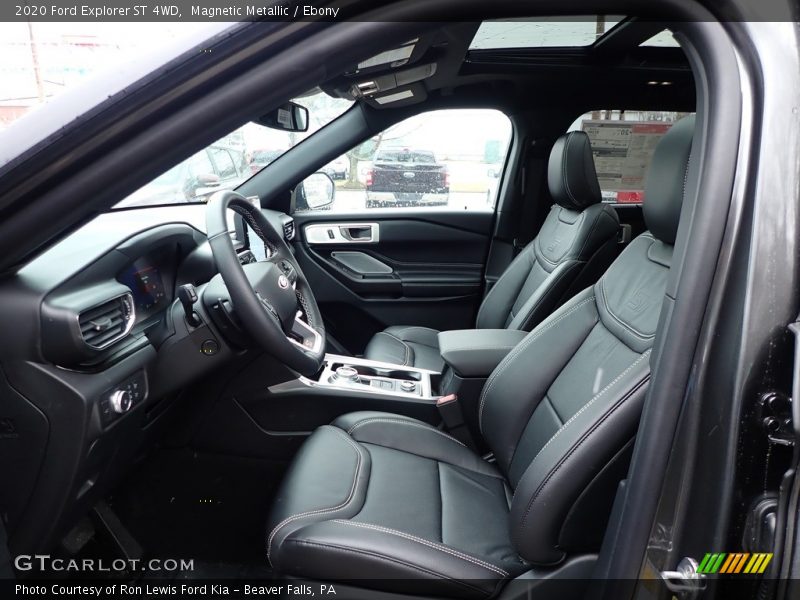 Front Seat of 2020 Explorer ST 4WD