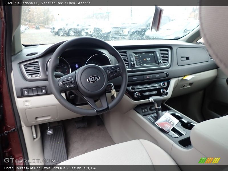  2020 Sedona LX Dark Graphite Interior