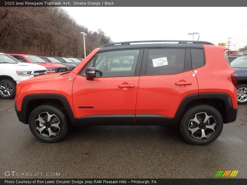 Omaha Orange / Black 2020 Jeep Renegade Trailhawk 4x4