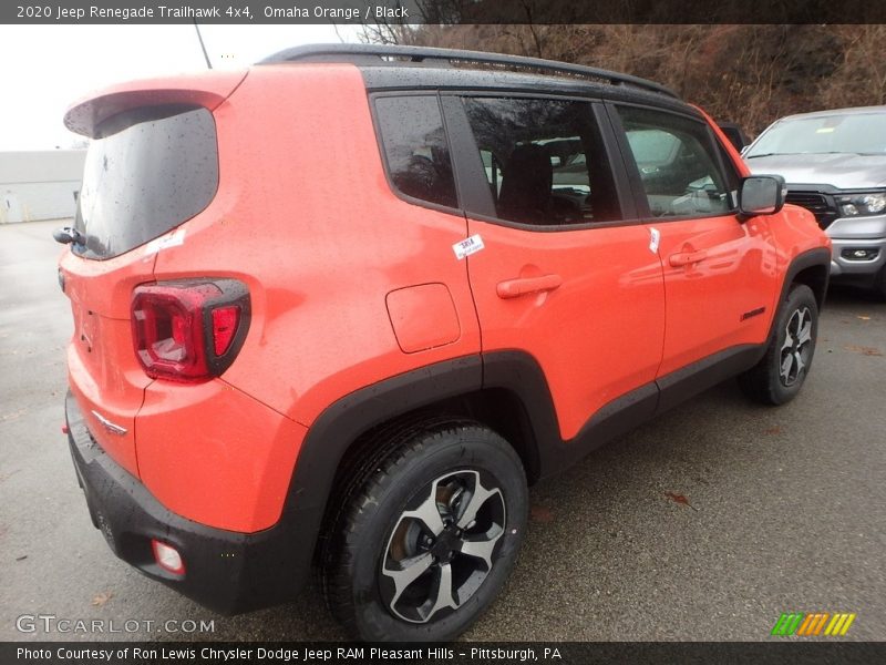 Omaha Orange / Black 2020 Jeep Renegade Trailhawk 4x4