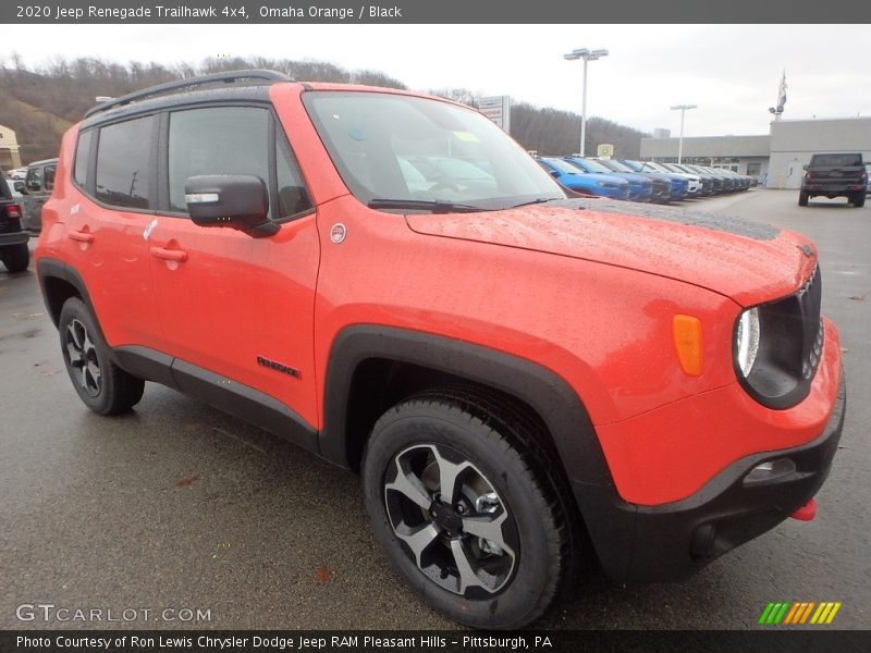 Omaha Orange / Black 2020 Jeep Renegade Trailhawk 4x4