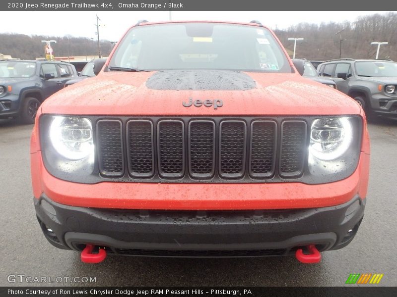 Omaha Orange / Black 2020 Jeep Renegade Trailhawk 4x4