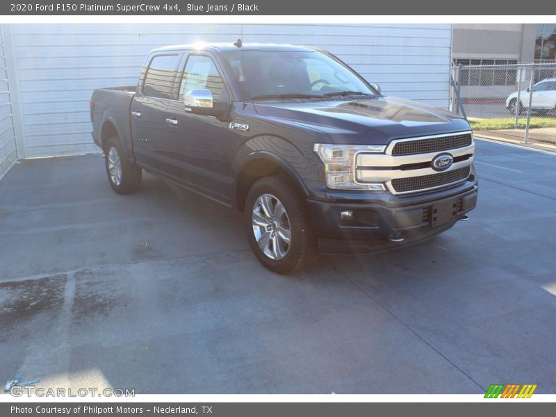 Blue Jeans / Black 2020 Ford F150 Platinum SuperCrew 4x4
