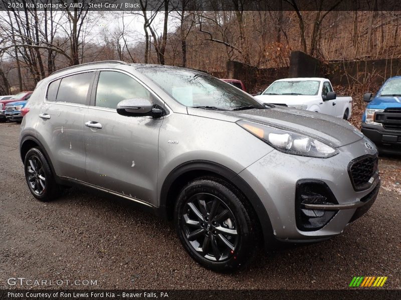Steel Gray / Black 2020 Kia Sportage S AWD