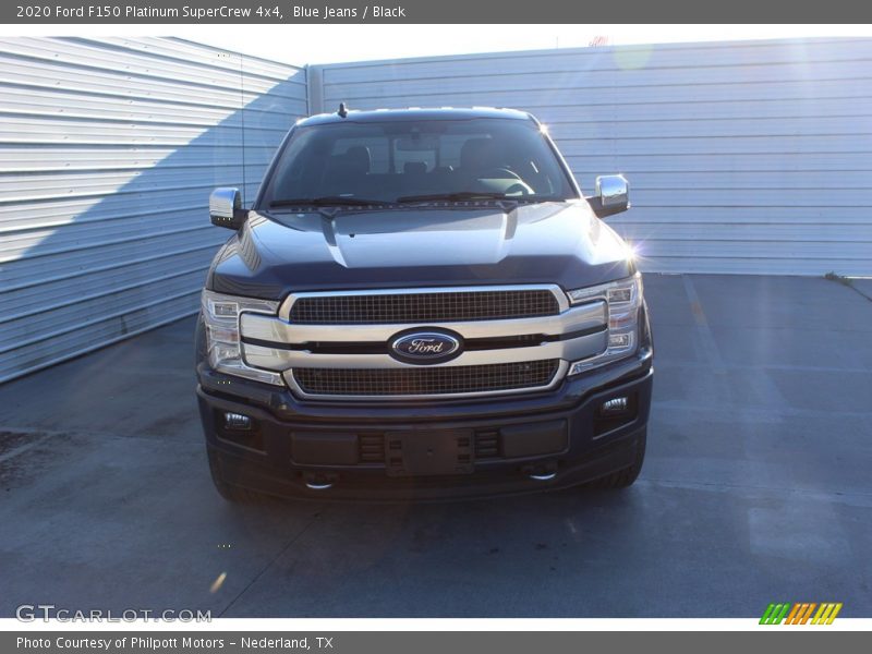 Blue Jeans / Black 2020 Ford F150 Platinum SuperCrew 4x4