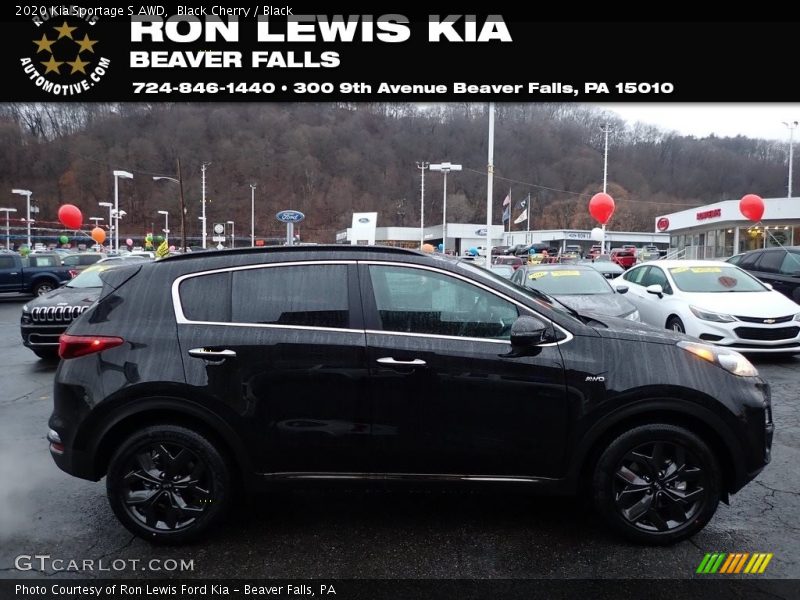 Black Cherry / Black 2020 Kia Sportage S AWD