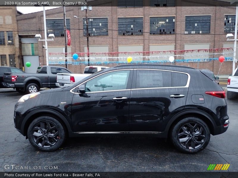 Black Cherry / Black 2020 Kia Sportage S AWD