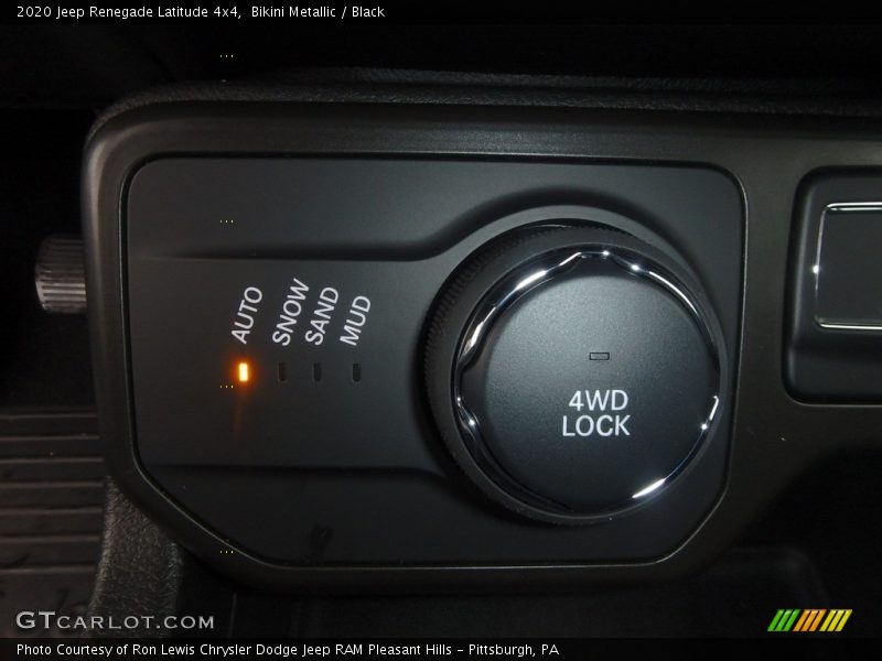 Bikini Metallic / Black 2020 Jeep Renegade Latitude 4x4