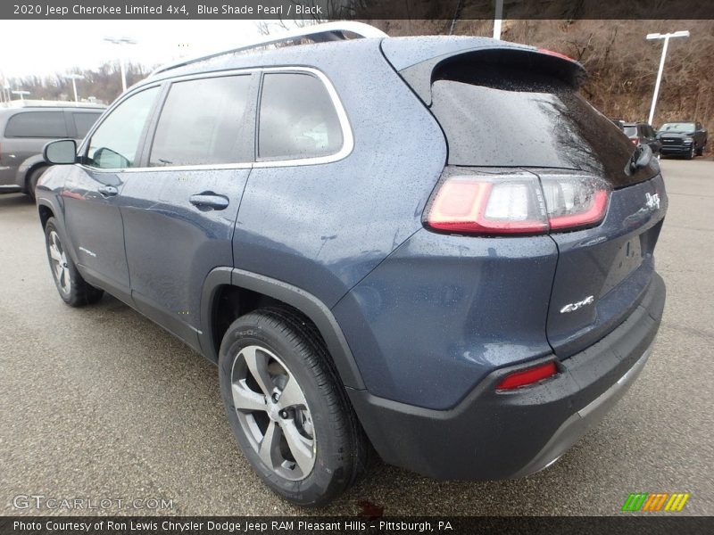 Blue Shade Pearl / Black 2020 Jeep Cherokee Limited 4x4