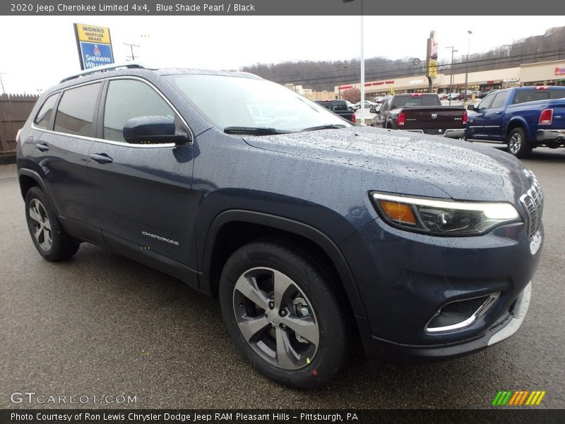 Blue Shade Pearl / Black 2020 Jeep Cherokee Limited 4x4