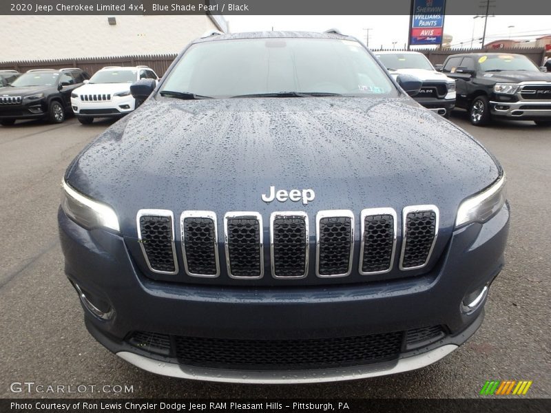 Blue Shade Pearl / Black 2020 Jeep Cherokee Limited 4x4