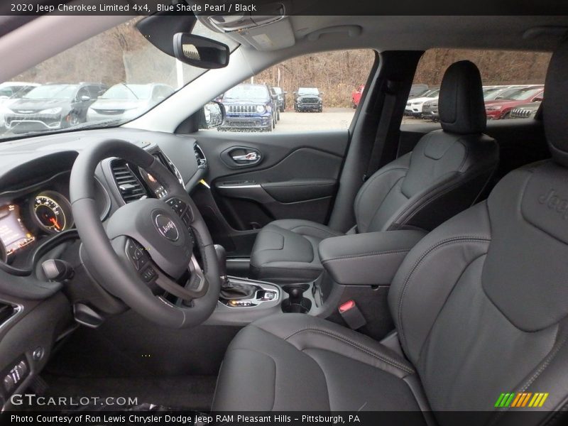 Front Seat of 2020 Cherokee Limited 4x4