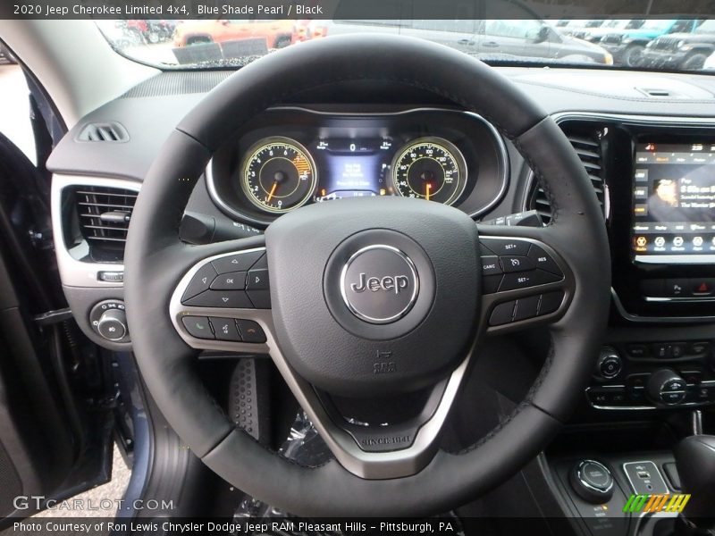 Blue Shade Pearl / Black 2020 Jeep Cherokee Limited 4x4