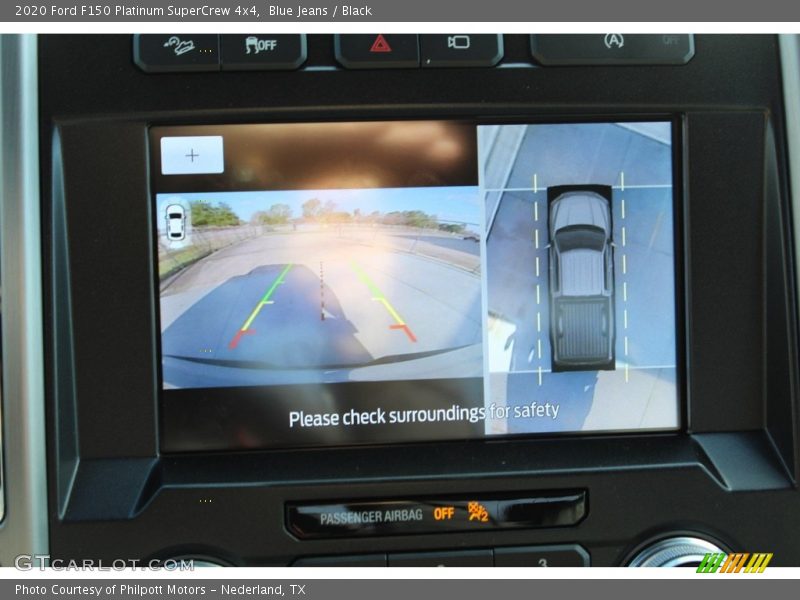 Blue Jeans / Black 2020 Ford F150 Platinum SuperCrew 4x4