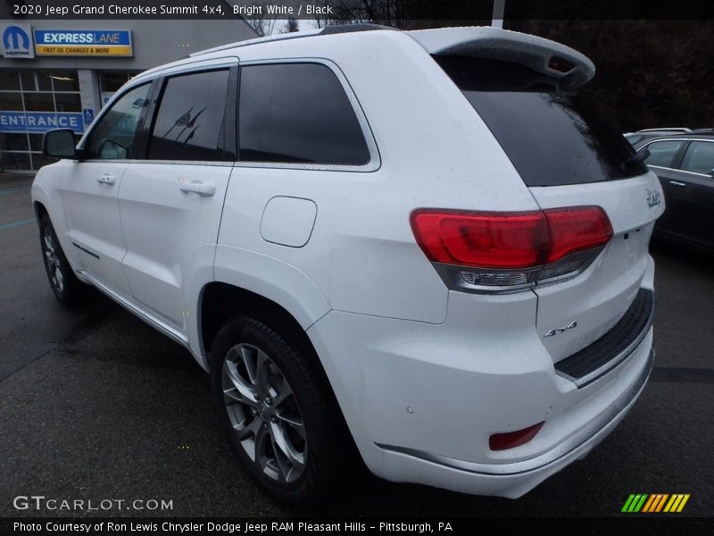Bright White / Black 2020 Jeep Grand Cherokee Summit 4x4