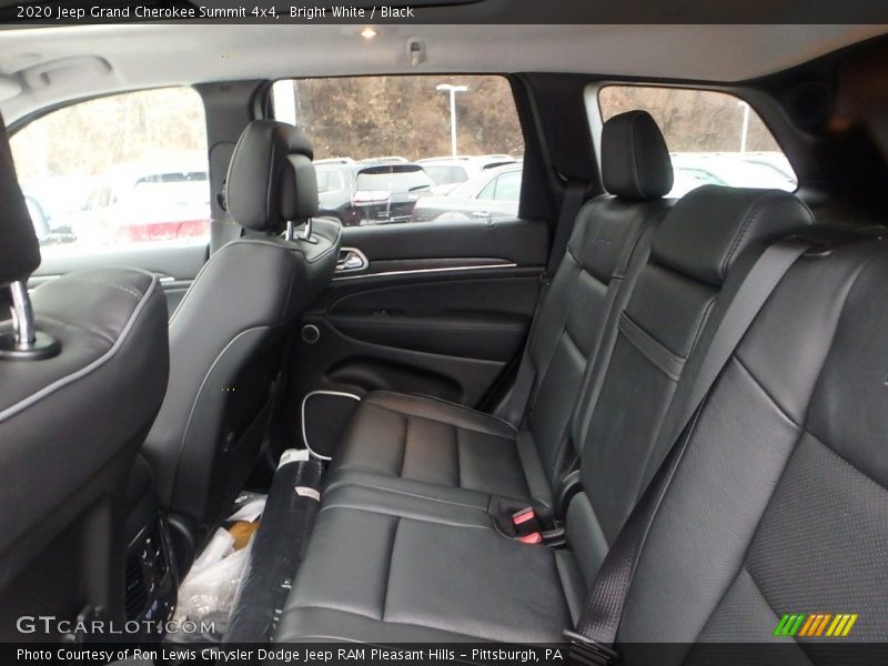 Rear Seat of 2020 Grand Cherokee Summit 4x4
