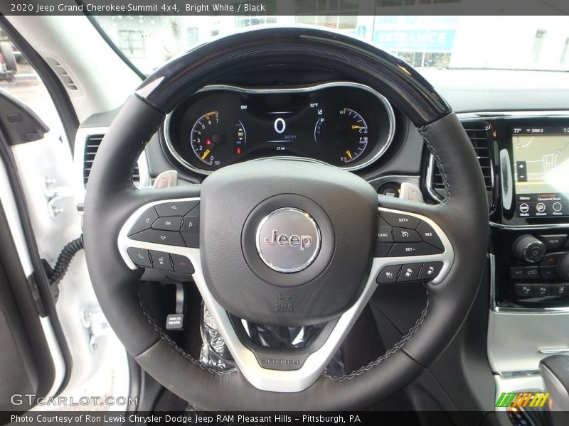 Bright White / Black 2020 Jeep Grand Cherokee Summit 4x4