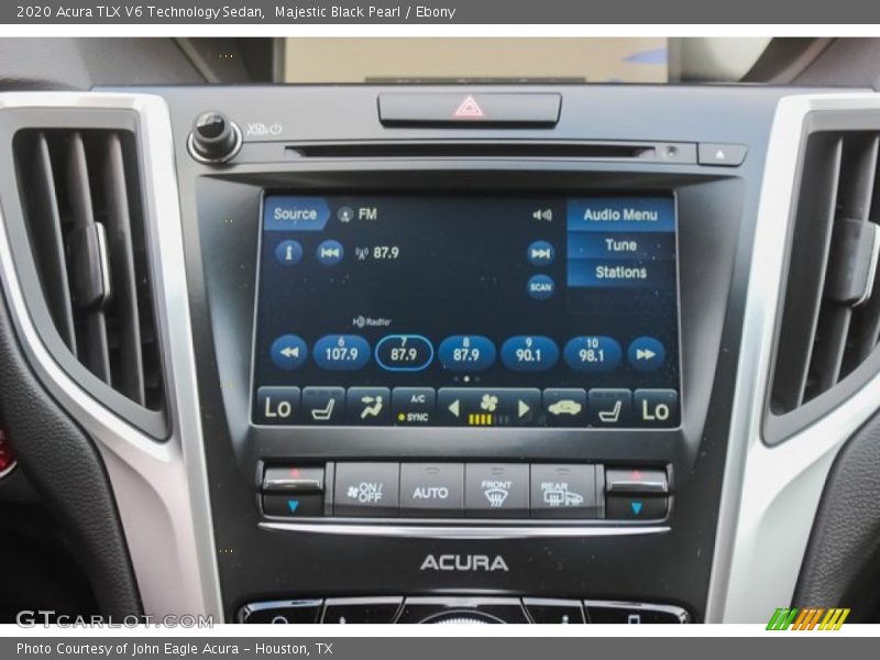 Controls of 2020 TLX V6 Technology Sedan